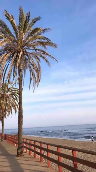 Prázdninový dům Nyrenoverat! Beachfront Townhouse Med Pool Màlaga Španělsko